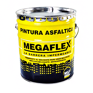 Pintura Asf'altica Megaflex x 4 Kg  y  x 18 Kg