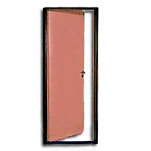 puerta placa